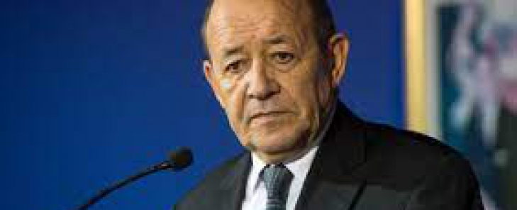 French Foreign Minister Le Drian Visits Liberia After 40 Years